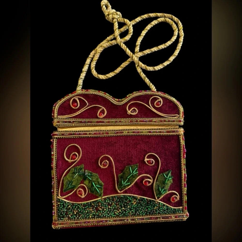 Mary Francis Beaded  Zoo Box Crossbody Purse Rare HTF Adorable Unique Designer - Picture 5 of 6